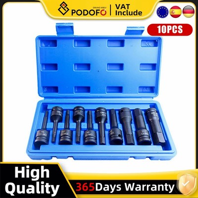 10Pcs 1 2 Zoll Drive Impact Torx Star Bit Socket Sets H5-H19