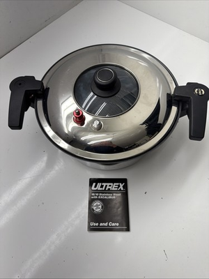 #ad #ad Ultrex 18 10 Stainless Steel Zip Pressure Cooker w Rack 020800 $49.99