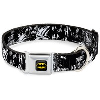 Dog Collar Bmc-Batman Black/Yellow Batman The Dark Knight And Joker (Us Import)
