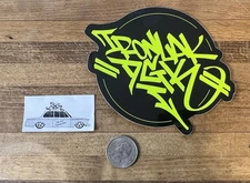 DGK Skateboards X Ironlak Paint Graffiti Tag sticker  Stevie Williams