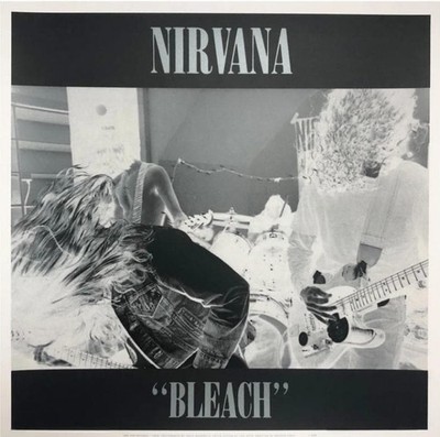 NIRVANA Bleach Silkscreen Sub Pop Official