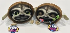 NEW Kipp Brothers Flip Arooz 5” Sloth Reversible Stuffed Animal Plush