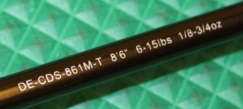 Okuma Dead Eye Casting Rod Technique Specific Telescopic 8' 6" DE-CDS-861M-T - Picture 8 of 10