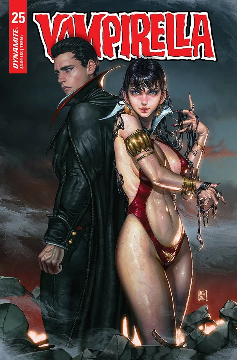 直営店に限定 アメコミリーフ Vampirella #25 CBC 9.6 サイン入り
