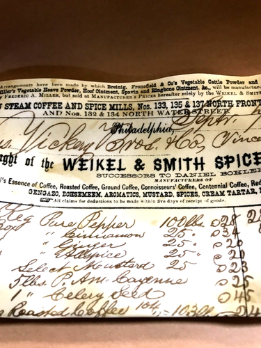 Fornasetti Milano Porcelain Tray Weikel Smith Spice Receipt Graphic Mid-Century - Picture 8 of 9