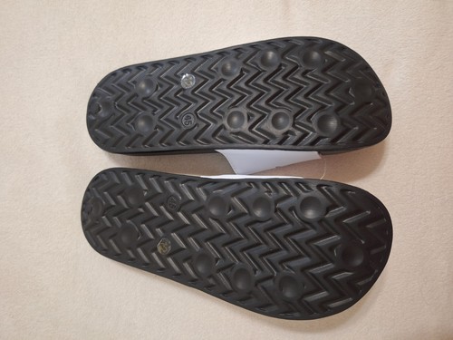 Frogg Toggs Logo Sandals Slides White/Black Men’s Size 12 Fishing Outdoors - Picture 7 of 12