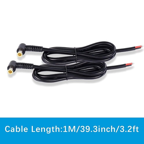 DC Power Cable 90 Degree Angle 7.9mm x 5.5mm 8mm Male Solar Wire Supply Repair - Picture 7 of 11