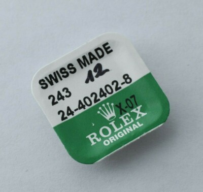 Genuine Rolex 18k Gold Crown Cellini Caliber 243 24-402402-8