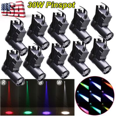 30W RGBW 4in1 LED Spotlight-Beam Stage Light Pin Spot DMX512 Party Disco Light