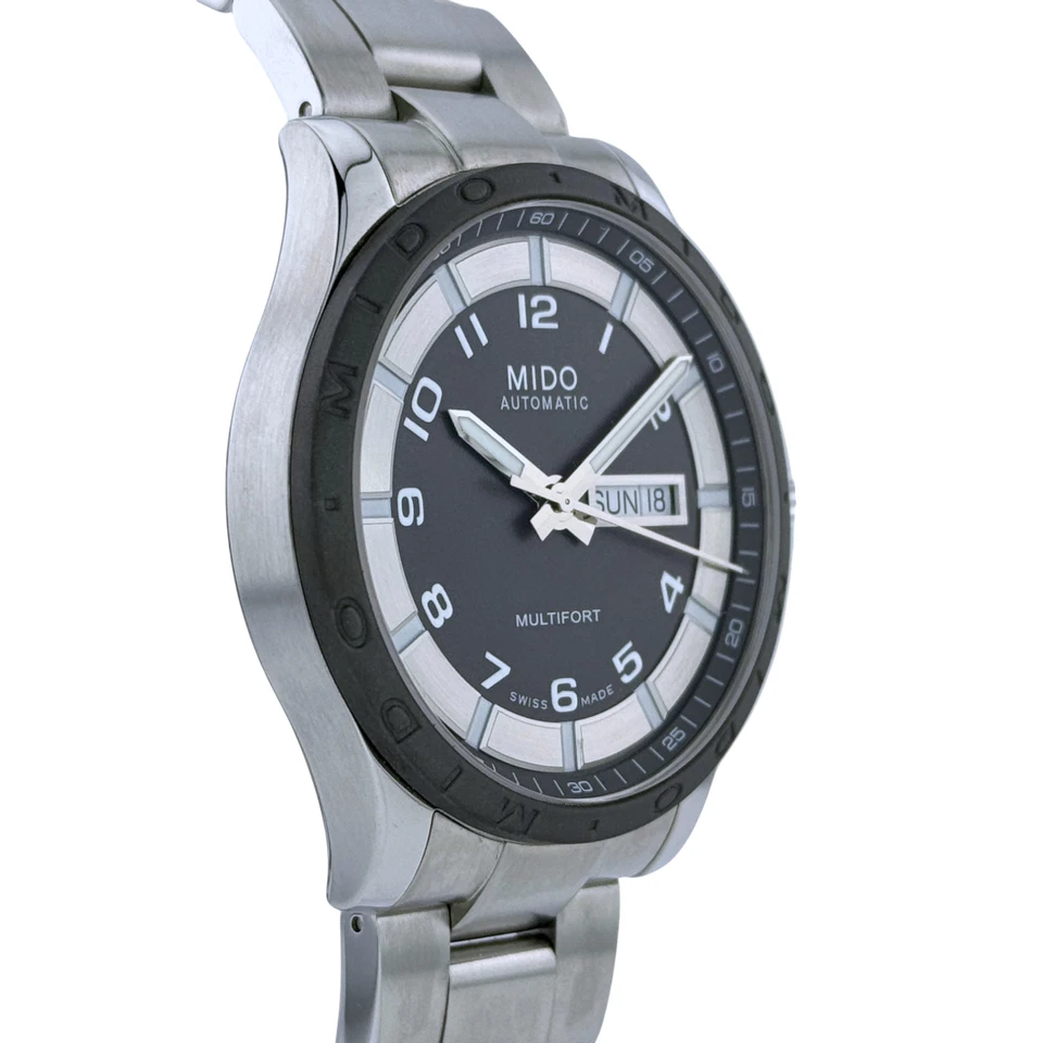 Mido Multifort Gent 42 mm Herrenuhr Uhr Automatik Edelstahl M018.430.11.062.00 - Bild 4 von 4