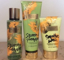 Victoria s Secret Lot Squeeze Of Pineapple Mist Lotion Wash New