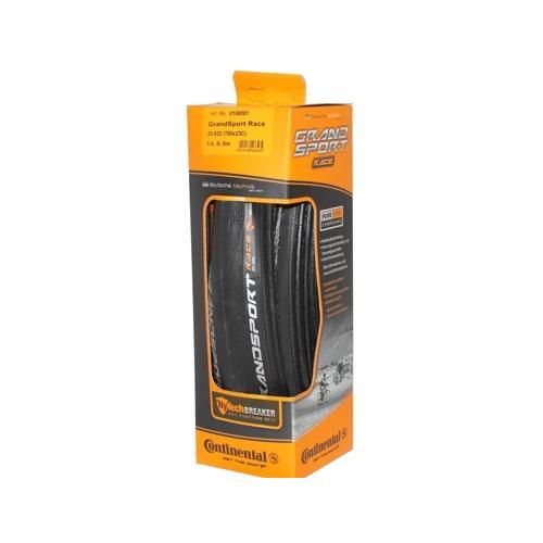 Pneu route 700x25 Continental Grand Sport Race avec carcasse 180 TPI anti-crevaison haute performance
