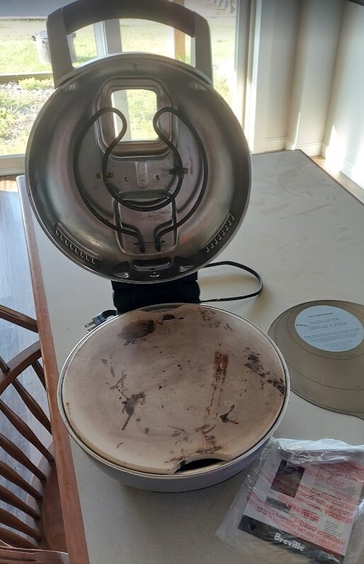 BREVILLE The Crispy Crust 12" Stone PIZZA OVEN Maker BPZ600XL eBay