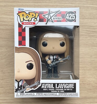 Funko Pop Rocks Avril Lavigne Complicated #425 (Box Damage) + Free Protector