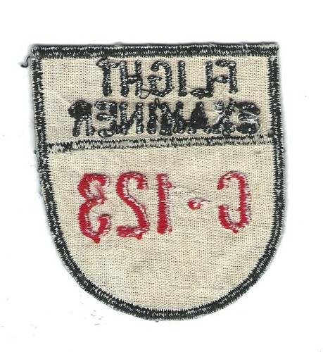 60's-70's C-123 FLIGHT EXAMINER (VIET NAM MADE) patch - Picture 2 of 2