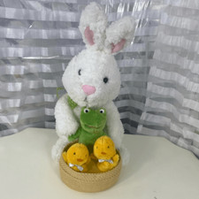 Hallmark Musical Animated Spring Quartet Plush At The Hop Bunny Frog Chicks