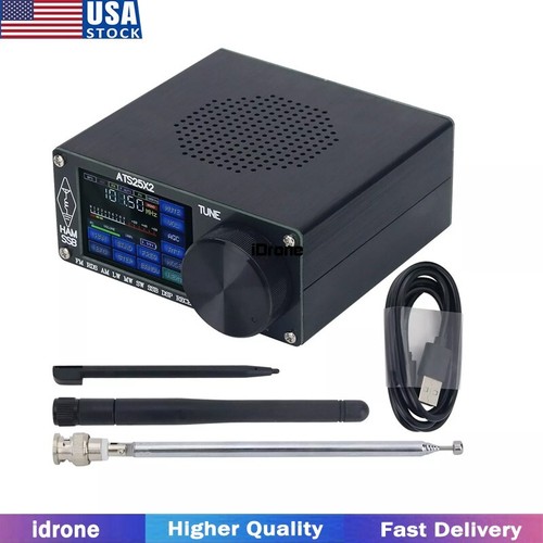ATS25X2 Radio Receiver FM RDS AM LW MW SW SSB DSP Receiver with WIFI Antenna #US