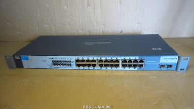 HP J9028B ProCurve 1800-24G Gigabit Switch 24-Ports + 2x SFP Managed + RACK EARS