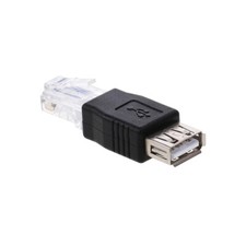 USB to RJ45 Adapter USB2.0 Female to Ethernet RJ45 Male Plug Adapter S5C3
