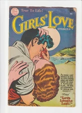 GIRLS' LOVE #29 GOLDEN AGE comic D.C. ROMANCES /Love Laughs Last! PRE-CODE