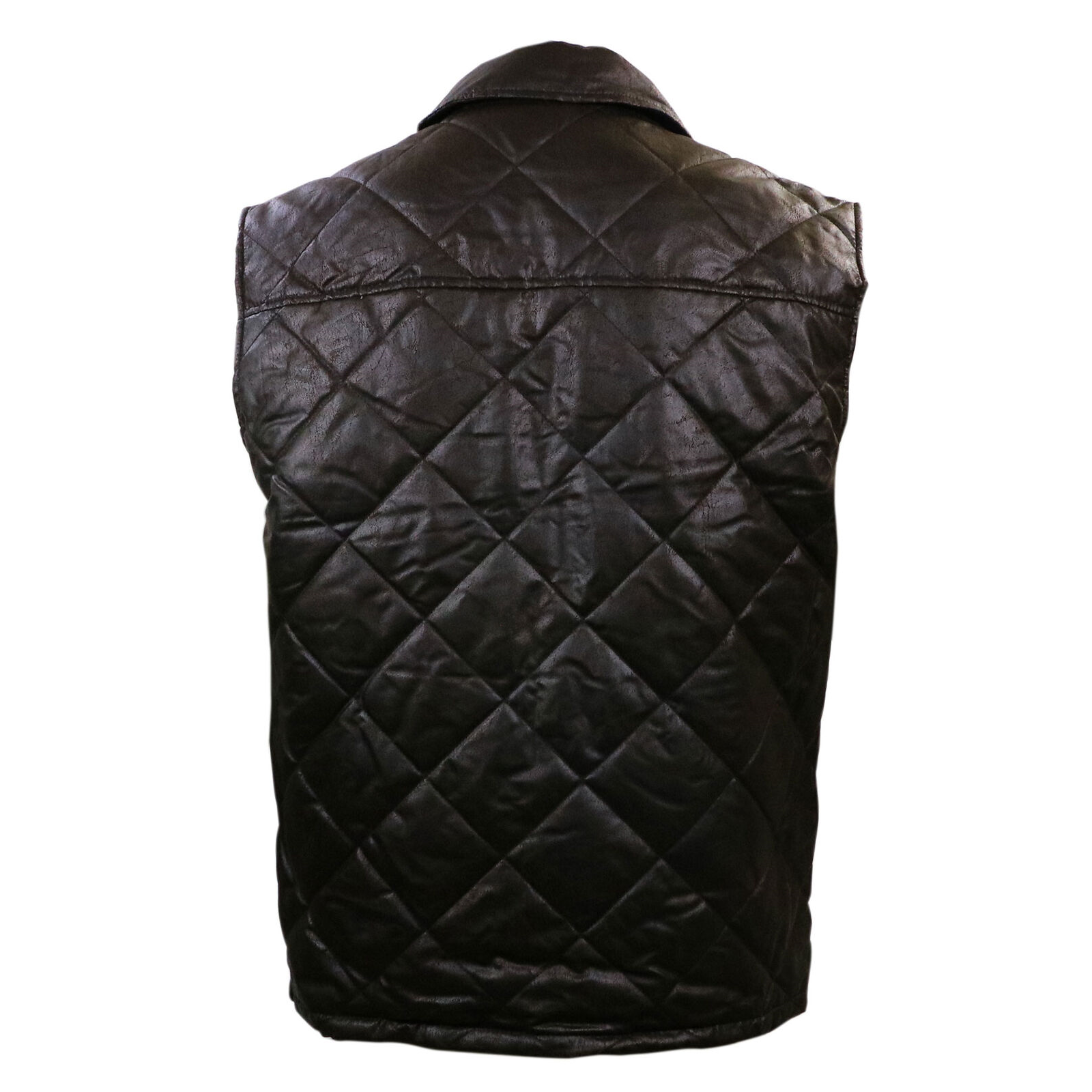 Yellowstone® Men's Authentic Quilted Brown Button Down Vest 66636230