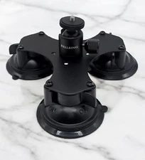 Suction Cup Mount Camera Car Mount with 1/4"-20 Standard Thread Adapter W-2