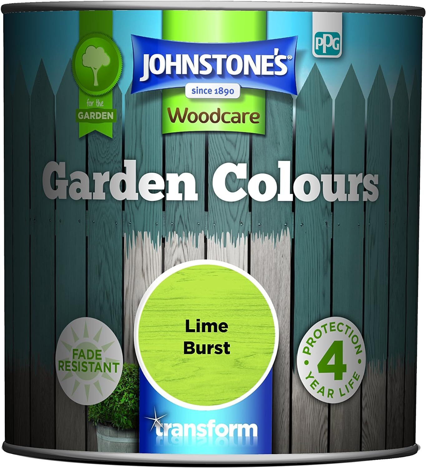 Johnstones Woodcare Garden Colours Paint 1 LITRE Fade Resistant