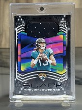 Trevor Lawrence Rookie Card 2021 Rare/125 Panini Black - Futuristic #F-TL  (RC)