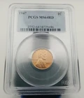 1947 Lincoln Wheat Cent PCGS MS64RD #2440