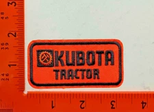 Kubota Tractor Patch – Iron-On Sew-On Vintage Retro Style Logo for Cap, Hat, Gea