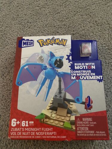 Mega Construx Pokemon - Vôo Noturno do Zubat Hkt19 - Mattel - MP