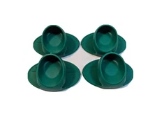 Set of 4 Durable Silicone Hot Plate Pot Holders with Magnetic Grippers!