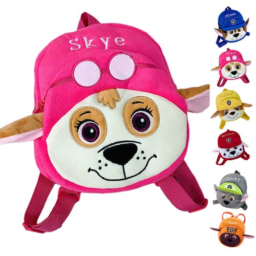 Toddlers Kid Paw Patrol Cartoon Kindergarten School Bag Plush Backpack Rucksack - Picture 4 of 17