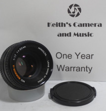 1yrWarranty Minolta MD 50mm f1.7 Rokkor-X Lens Works Well Please READ Free Ship