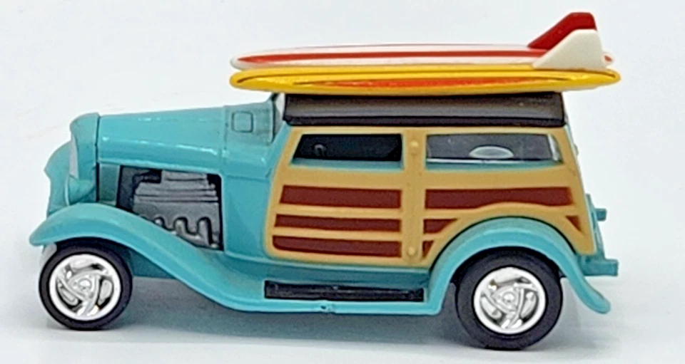 Johnny Lightning 1932 Ford Woody Surf Rods serie Dan Fink's Speedwagon SUELTO Foto 2 de 4