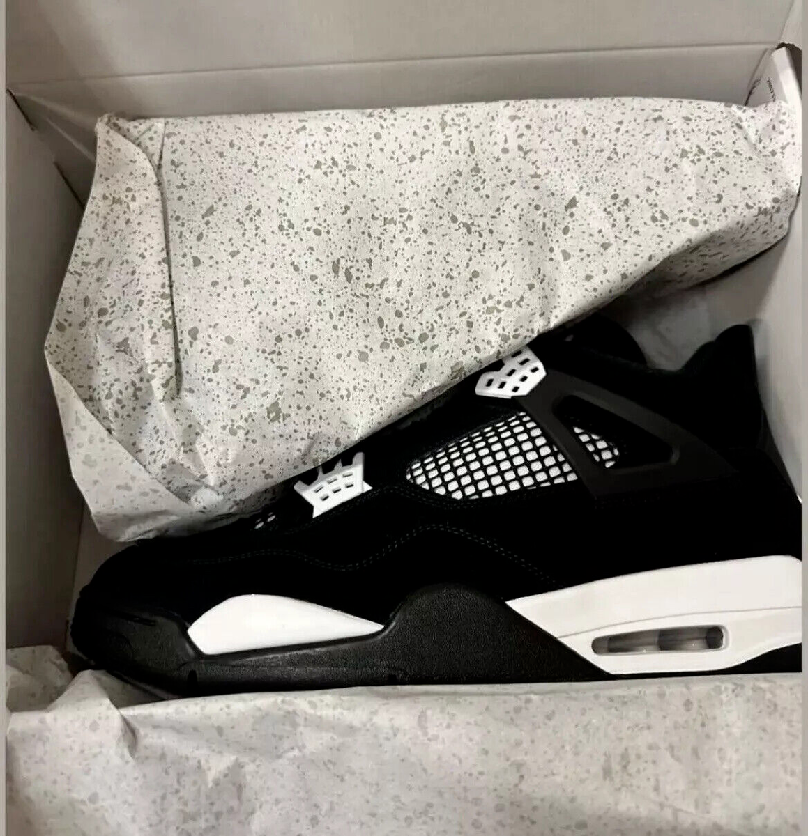 Size 14 - Air Jordan 4 Retro White Thunder for sale online | eBay