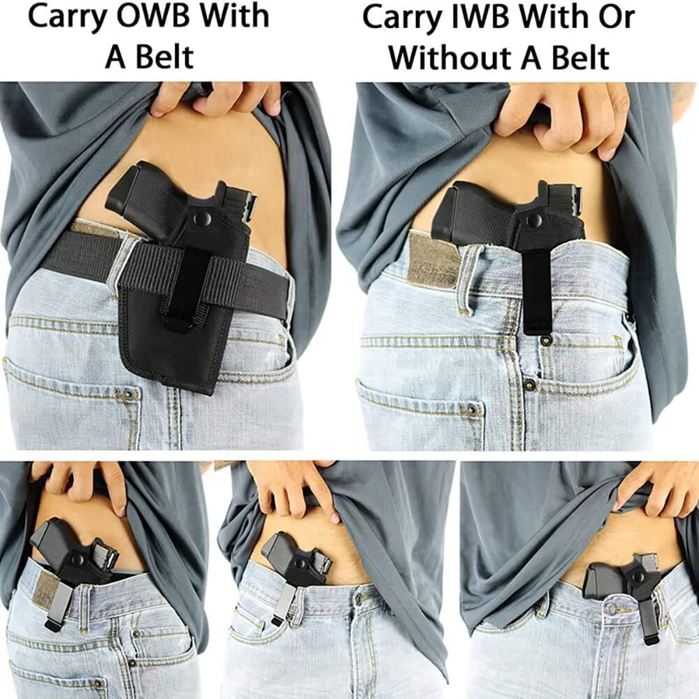 Universal IWB OWB Holster Right/Left Hand Draw for Concealed Carry
