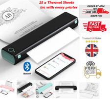 Wireless Bluetooth A4 Portable Thermal Printer Phomemo M08F No-Ink lot