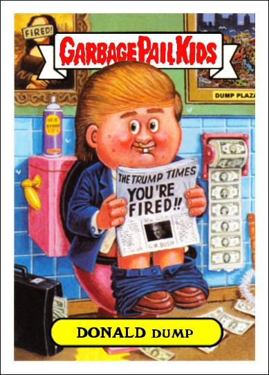 CUSTOM/REPLICA DONALD DUMP STICKER or MAGNET PRESIDENT TRUMP