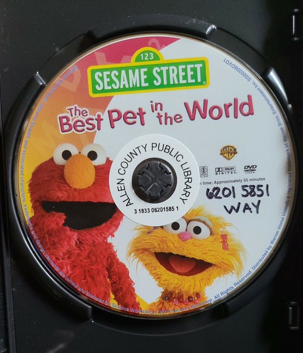 Sesame Street: The Best Pet in the World (DVD, 2011
