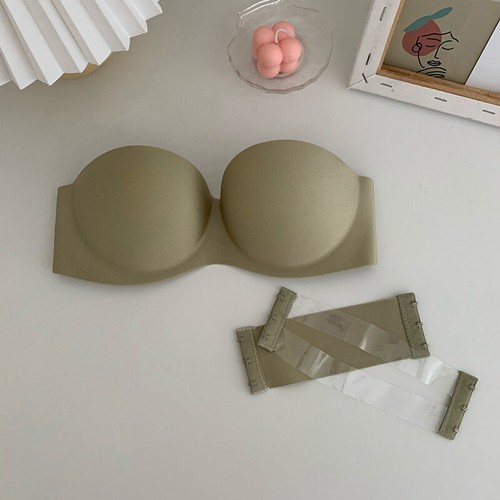 Women Strapless Bra Invisible Push Up Bras Underwear Seamless Bralette Lingerie - Picture 9 of 17