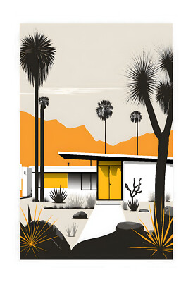 洋書 PALM SPRINGS STYLE ミッドセンチュリー 写真集 イームズ 1960s Mid Century Modern Palm Springs Pop Art Print vp22 | eBay