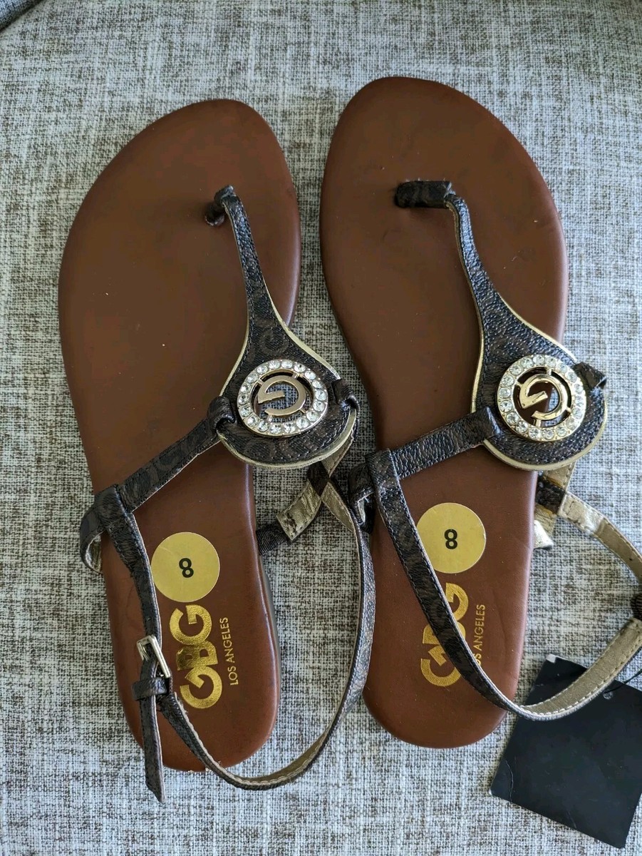NEW GBG Thong Sandals GBG Los Angeles Loona Toe Thong Flat Sandals - Macy main image 2