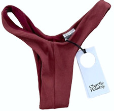 NEW CHARLIE HOLIDAY DESERT ROSE ESCAPTIST BIKINI SWIMSUIT SWIM BOTTOMS 6