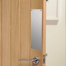 Door Push Plates Brushed Stainless Steel Sheet Kick Plate Door Furniture