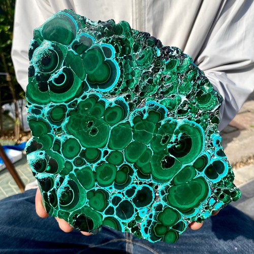 3.88LB Natural silica Chrysocolla malachite quartz crystal flake mineral specime - Picture 10 of 14