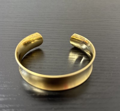 Armreif Armreif goldfarben gerillt
