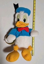 Vintage Donald Duck Walt Disney World Disneyland About 15" Tall Plush