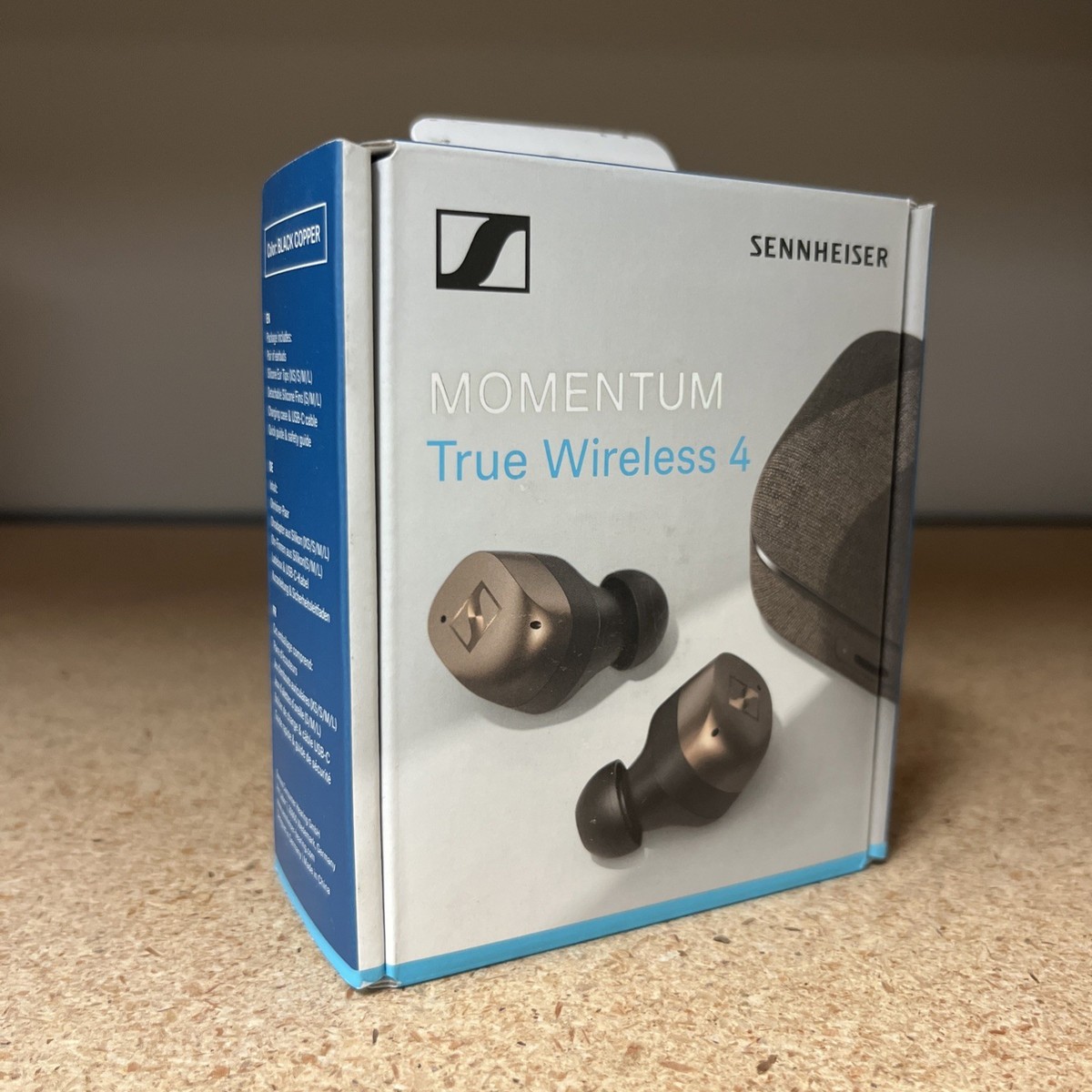 Sennheiser Momentum True Wireless 4 Black Copper Bluetooth Earbuds 