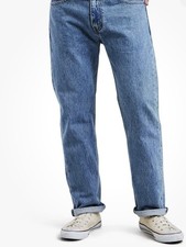 Levi's Men's 505 Regular Fit Jeans 33x30 Light Stonewash Non Stretch